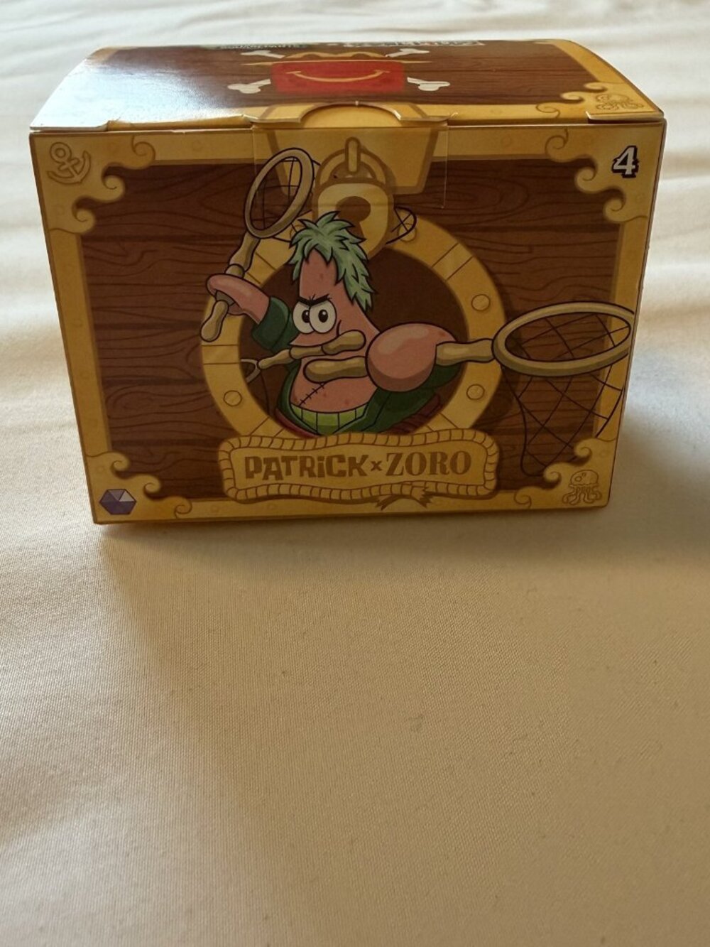 McDonald's Happy Meal SpongeBob x One Piece Patrick x Zoro #4 Toy 2026 New